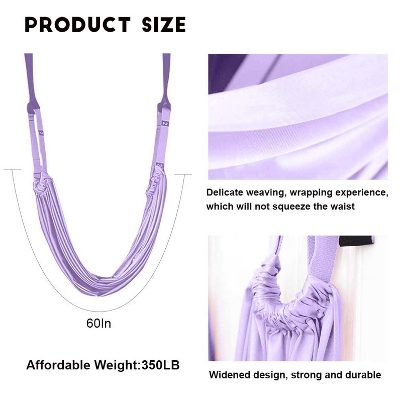 OYINDIZ Yoga Swing, Leg Stretcher Strap Door Backbend, Aerial Yoga