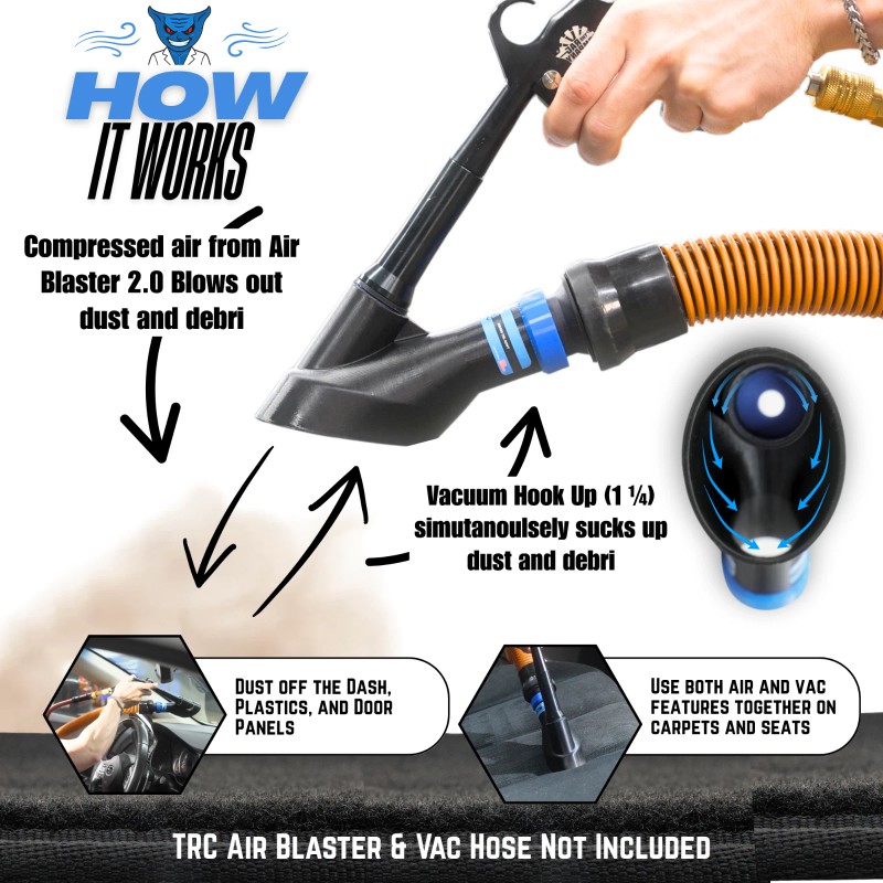 Detail Demon Vacuum + Air Attachment for The Rag Company