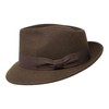 B&S Premium Doyle - Teardrop Fedora Hat - 100% Wool