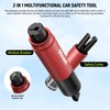 OTREST 2 Pack Car Safety Hammers, 2 in 1 One