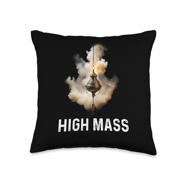 Thurible Traditional Latin Mass Catholic Throw Pillow