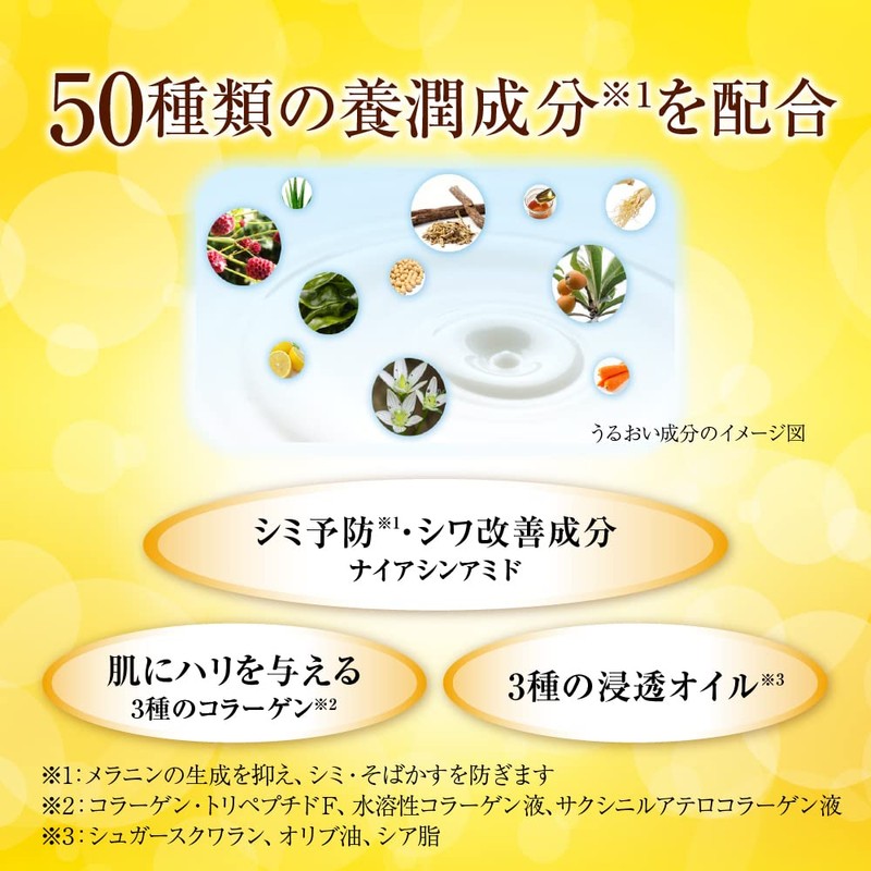 50 no Megumi Collagen Hydrating Solution Premium High Moisturizing All-in-One