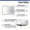 DeerValley DV-1U101 Ally Undermount Bathroom Sink Rectangular, 21'' x 15''