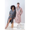 SEYANTE Plush Lined Microfiber Unisex Warm Spa Robe - Luxury