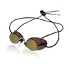 Sporti Antifog Swedish Mirrored Goggle + Bungee Strap - Gold