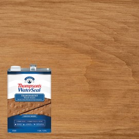 Thompson’s WaterSeal Transparent Waterproofing Wood Stain and Sealer, Chestnut Brown, 1 Gallon