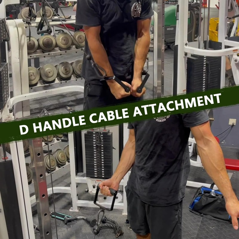 Howffite D Row Handle Cable Attachment for Weight Workout Tricep