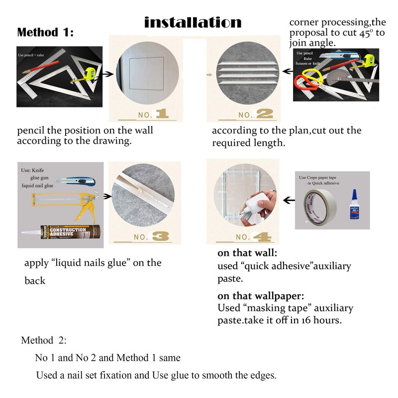 Home Wall Door Flexible Molding Trim Cabinet Edge Rope Mouldings