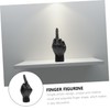 GRIRIW Finger Figurine Decorations Elegant Resin Hand Sculptures for Home