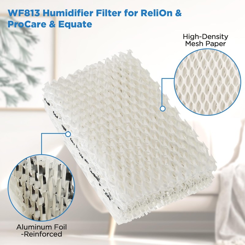 Freeboy Wf813 Eqwf813 Humidifier Filters Replacement for Equate Eqwf813 Eq-2119-Ul;