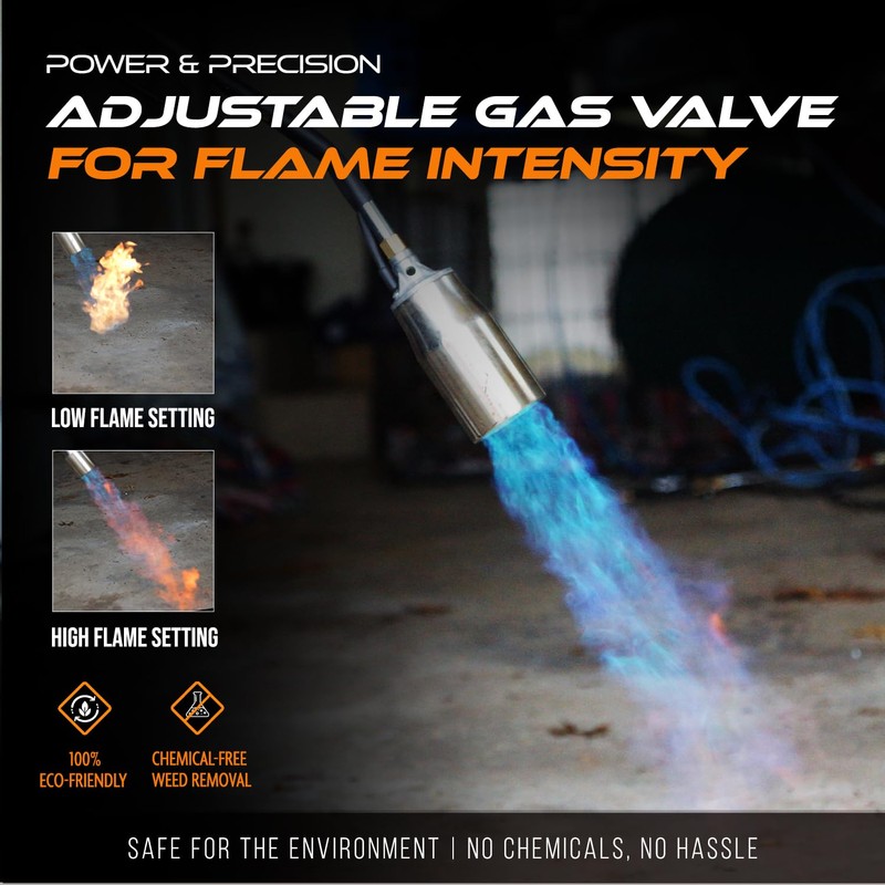 Sunlight® Propane Torch Weed Burner with 13 ft Hose, Adjustable