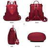 shepretty Women's Anti-Theft Backpack Shoulder Bag School Bag, 3-8864red, Practical,