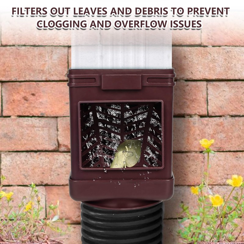 Downspout Leaf Filter,Leaf Removers,Downspout Filters, Downspout Screen Filters, Fits 2X3