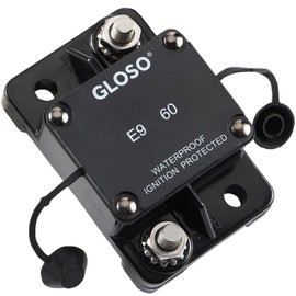 GLOSO Circuit Breaker E97 Auto Reset 60A Surfacce Mount Waterproof IP67 Marine Automotive Truck Hi-Amp (60A)
