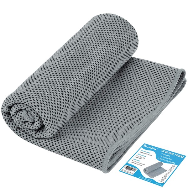 Techion Cooling Towel, Microfiber Soft Touch Breathable Chilly Towel for