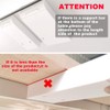 YOOUSOO 2 Pack Under Desk Storage Drawer Organizer, Hidden Slide