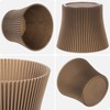 KADAX Small Plastic Flower Pot, Succulent and Herb Planter, Modern