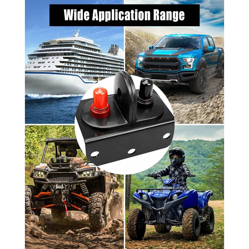 Waterproof Remote Battery Terminals, Battery Jump Post Kit with Cable
