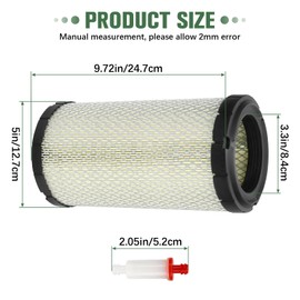 715900394 Air Filter for Can Am Defender HD5 HD8 HD10 2016-2021 Maverick Trail 1000 700 800 800R Replace CM-8016 AF25890-2