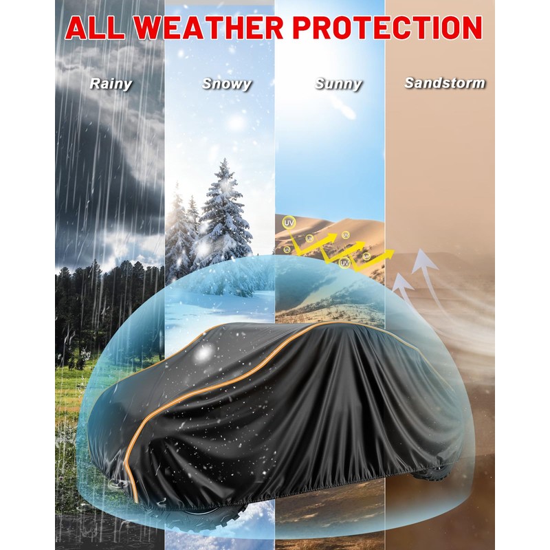 StarknightMT X3 Max Cover, 420D 4 Seaters UTV Cover Compatible