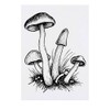 Large 'Wild Mushrooms' Temporary Tattoo (TO00075359)