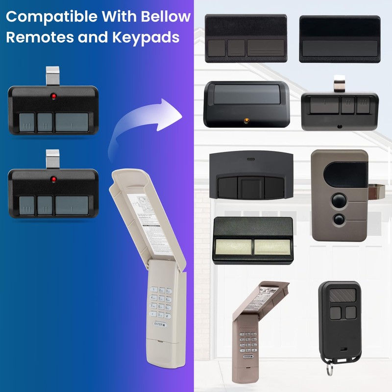 for liftmaster Chamberlain Craftsman Garage Door Opener Keypad Remote Universal,