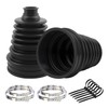 HQRNYP 2PCS CV Boot with 4 Stainless Steel Clamps and