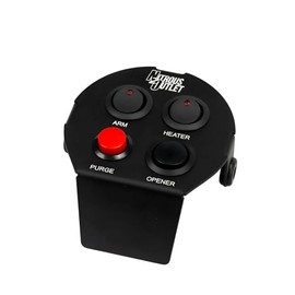 Nitrous Outlet Cup Holder Switch Panel Compatible with Dodge 2015-2019 Challenger - System Arm/Purge/Bottle Heater/Remote Opener