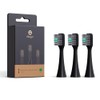 Allegro M1 Electric Toothbrush Replacement Heads (Gunmetal Grey-Medium),3 Pack