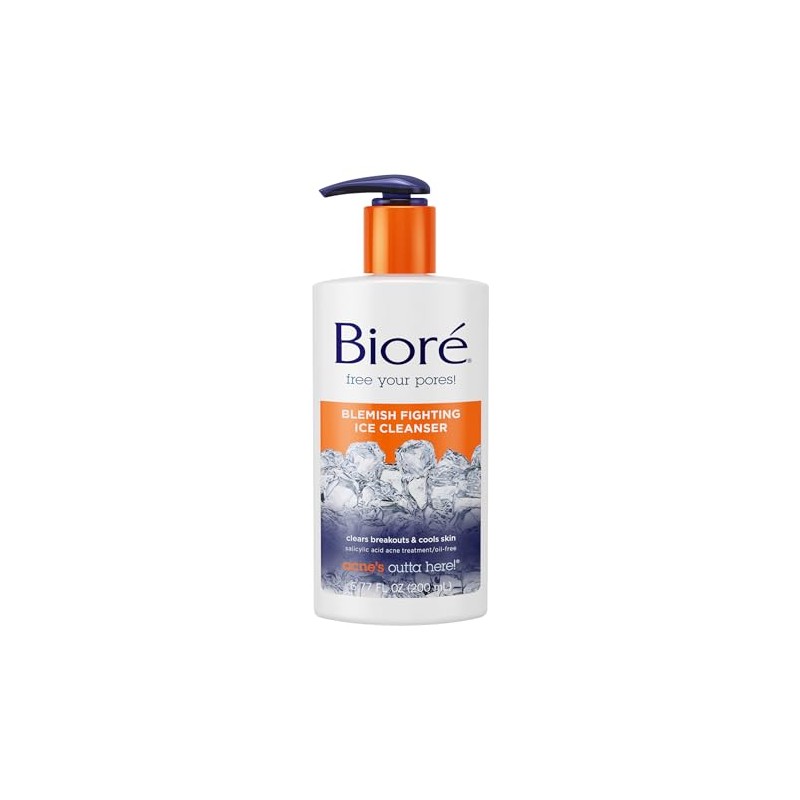 Blemish Fighting Ice Cleanser by Biore for Unisex - 6.7