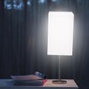 CALLARON White Square Lampshade E27 Fabric Lamp Shade Accessories 7.8