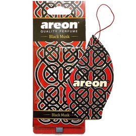 Areon Orient Car Air Freshener I Oriental Perfume Hanging 2D I Black Musk Scent (Pack of 3)