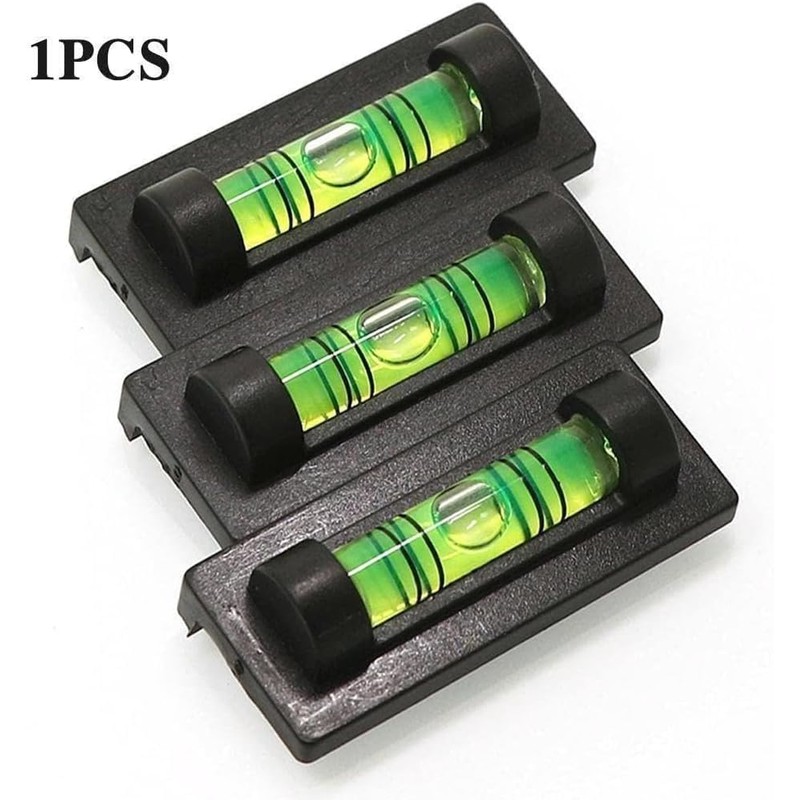 Black 1 x G6L2 Portable Magnetic Spirit Level Small Mini
