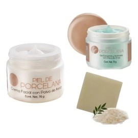 Exfoliante Facial Polvo Arroz Crema Jabón Matificante