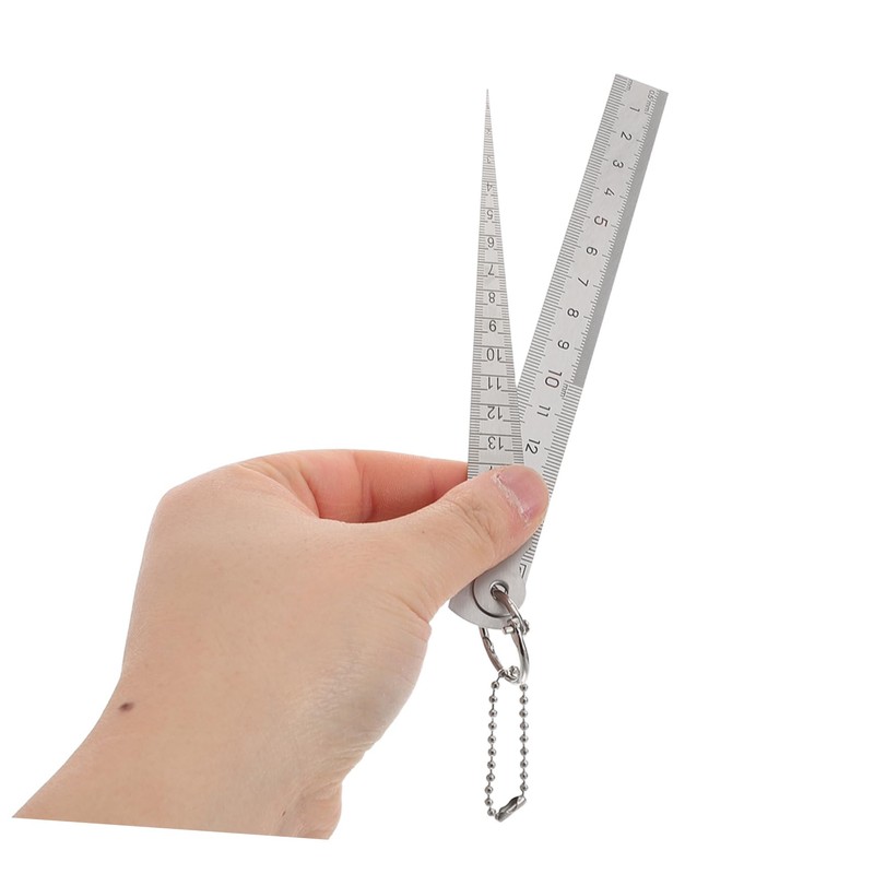 Gatuida Multi-use Automotive Gap Measuring Ruler Stainless Steel Feeler Gauge