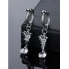 Long Tiantian 2Pcs Butterfly Heart Non-Piercing Belly Button Rings