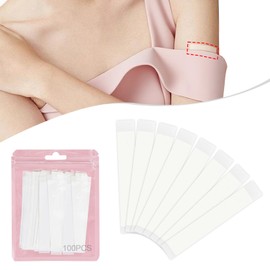CARGEN Clothes Tape Double Sided Body Tape for Women Body Anti-Exposure Stickers for Clothes to Stay in Place, for Strapless Dresses, 100PCS, 75 x 12 mm / 3" x 0.47"