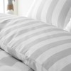 Catherine Lansfield Cove Stripe Reversible Single Duvet Cover Set with