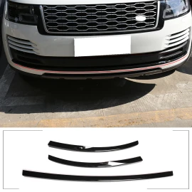 car-attention For Range Rover HSE Vogue L405 18-21 Black Front Bumper Grille Body Molding Trim