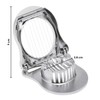 bremermann egg slicer, zinc alloy, soft-touch handles