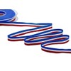 Furlanis French Flag Polyurethane Tri-Colour Satin Ribbon 25 Metri