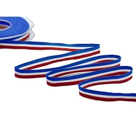 Furlanis French Flag Polyurethane Tri-Colour Satin Ribbon 25 Metri