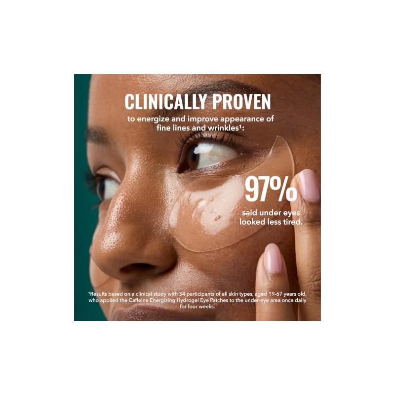 Good Molecules Caffeine Energizing Hydrogel Eye Patches - Hydrogel Mask