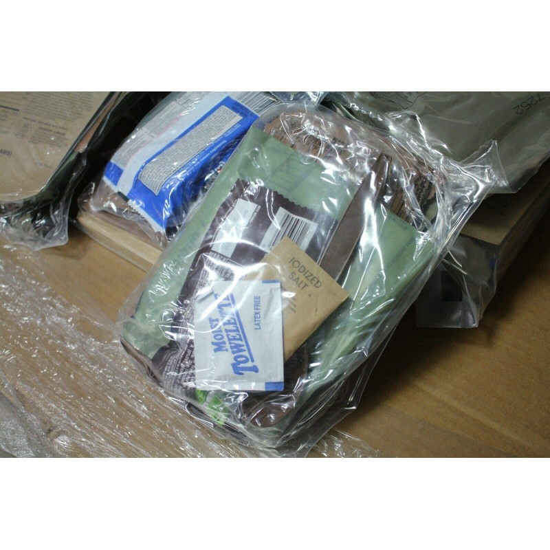 Case / 14 SOPAKCO MRE Emergency Ration Meals Ready to