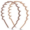 GeorgeX 2 Piezas Diadema Ondulada, Diademas Zigzag para Mujeres y
