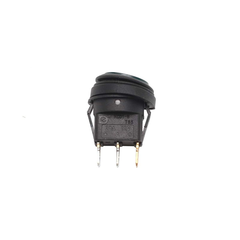 Lightronic Waterproof Round Rocker Switch On-Off Control 12V 20 Amp