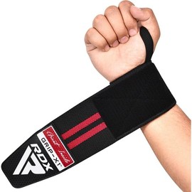 RDX Wrist Wraps WAH-W2 Muscle Training ‎Wrist Protection Support Gym Training Men Women Black Pink White Green Orange (Black/Red)