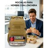 RAINSMORE Mochilas para Hombre con Lonchera Mochila para Laptop 16