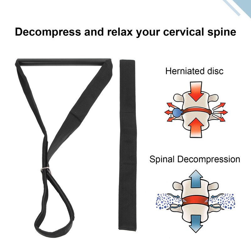 Y Strap Neck Chiropractor Pull Device Spine Chiropractic Decompression Tool