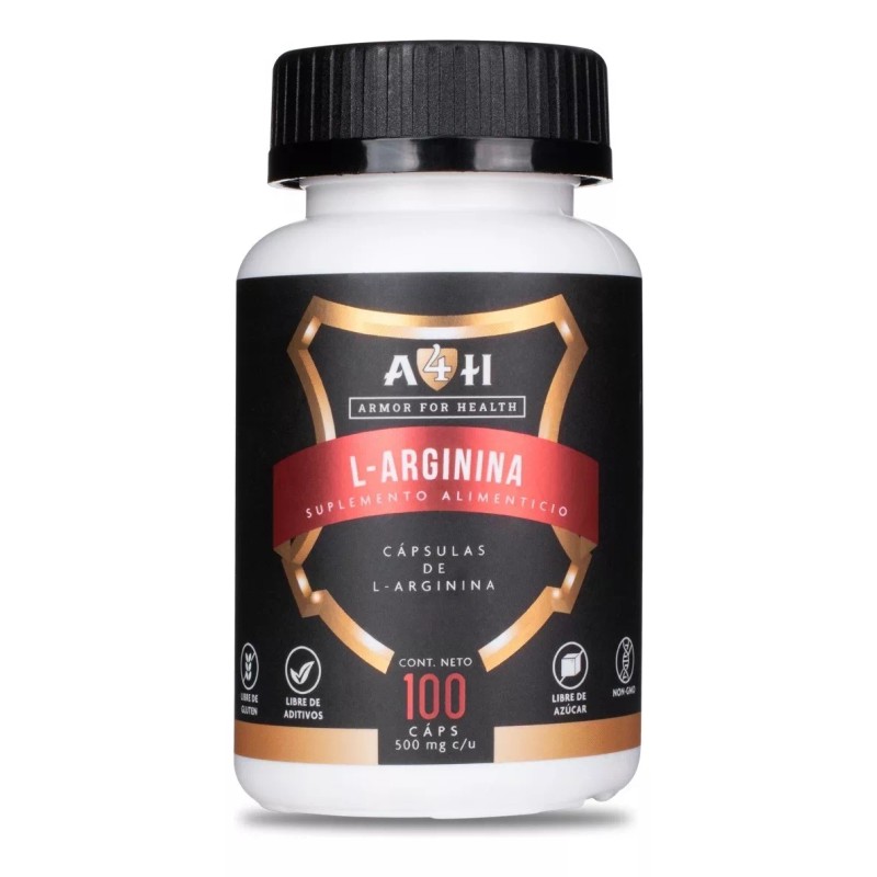 Armor For Health A4h Armor L- Arginina 100 Cápsulas 500mg
